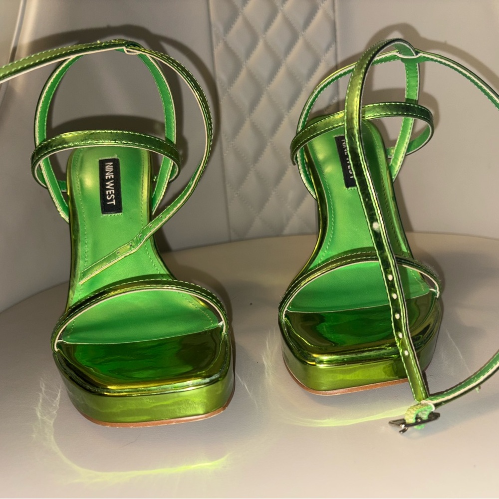 Nine West Green Women's Sandals